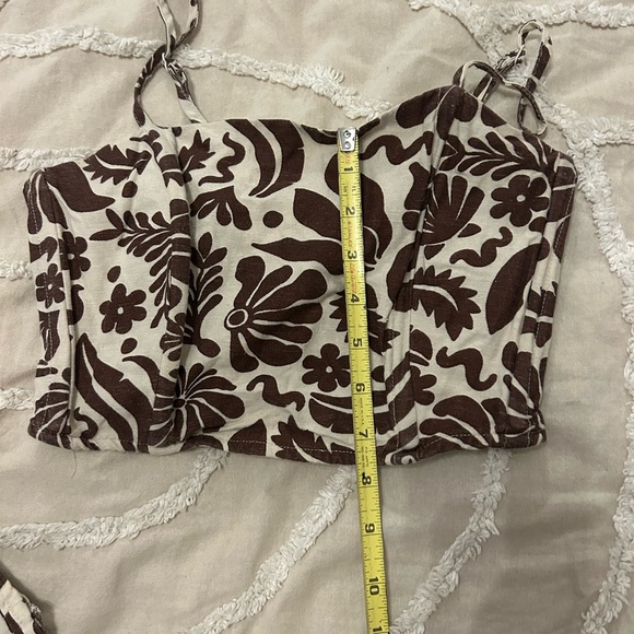 Floral Print Wide-Leg Jumpsuit. 2 Piece - Picture 10 of 10